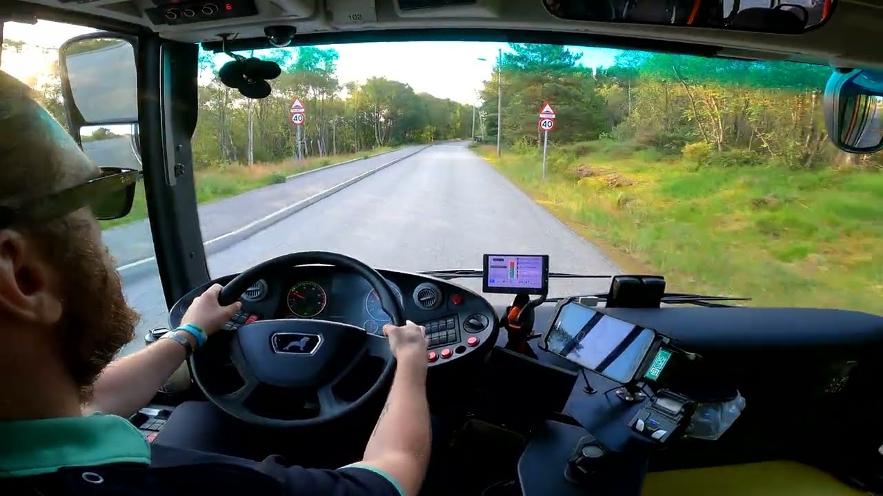 [Onboard] Morning Tour To Bergen Main Station On Route 36 - MAN Lion's City CNG 12M