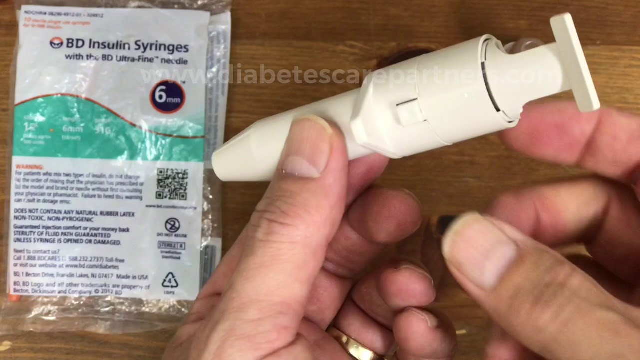 How to use the Inject-Ease device for easy and comfortable insulin injections