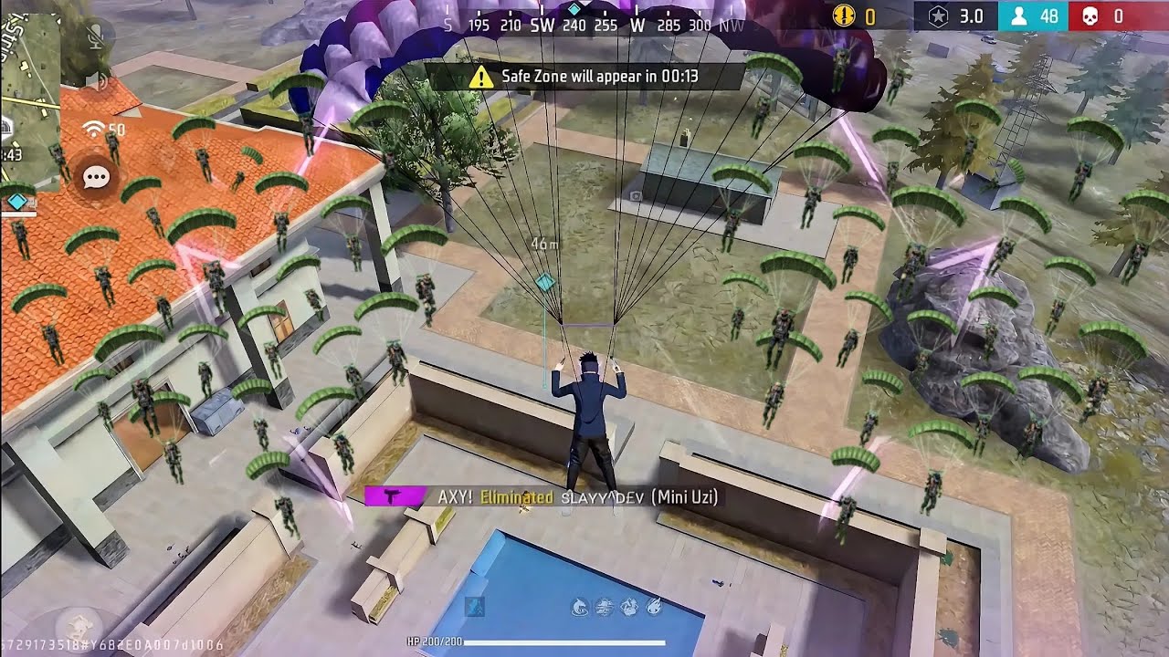 P90 + AUG ⚡ 99% Headshot Rate ⚡ | Solo vs Squad Full Gameplay | iQOO Neo 10 📱 Freefire 