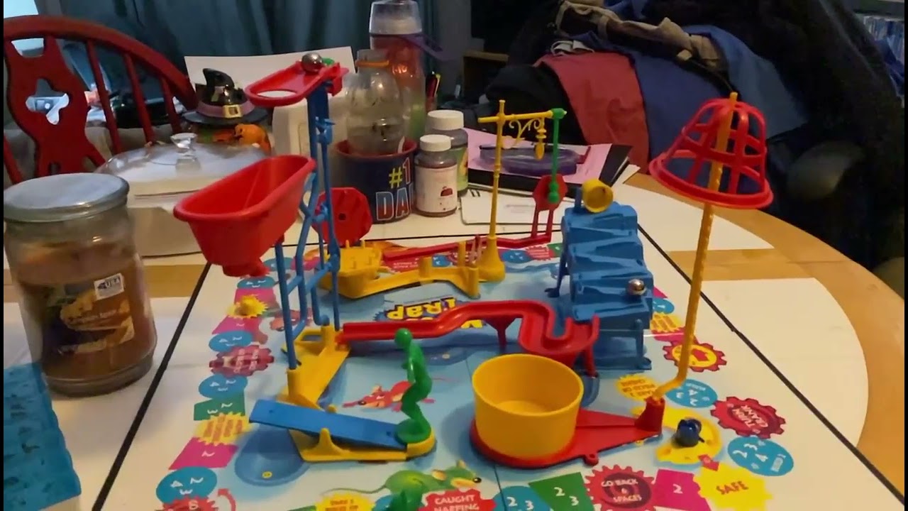 1999 Version of Mouse Trap Game in Slow Motion
