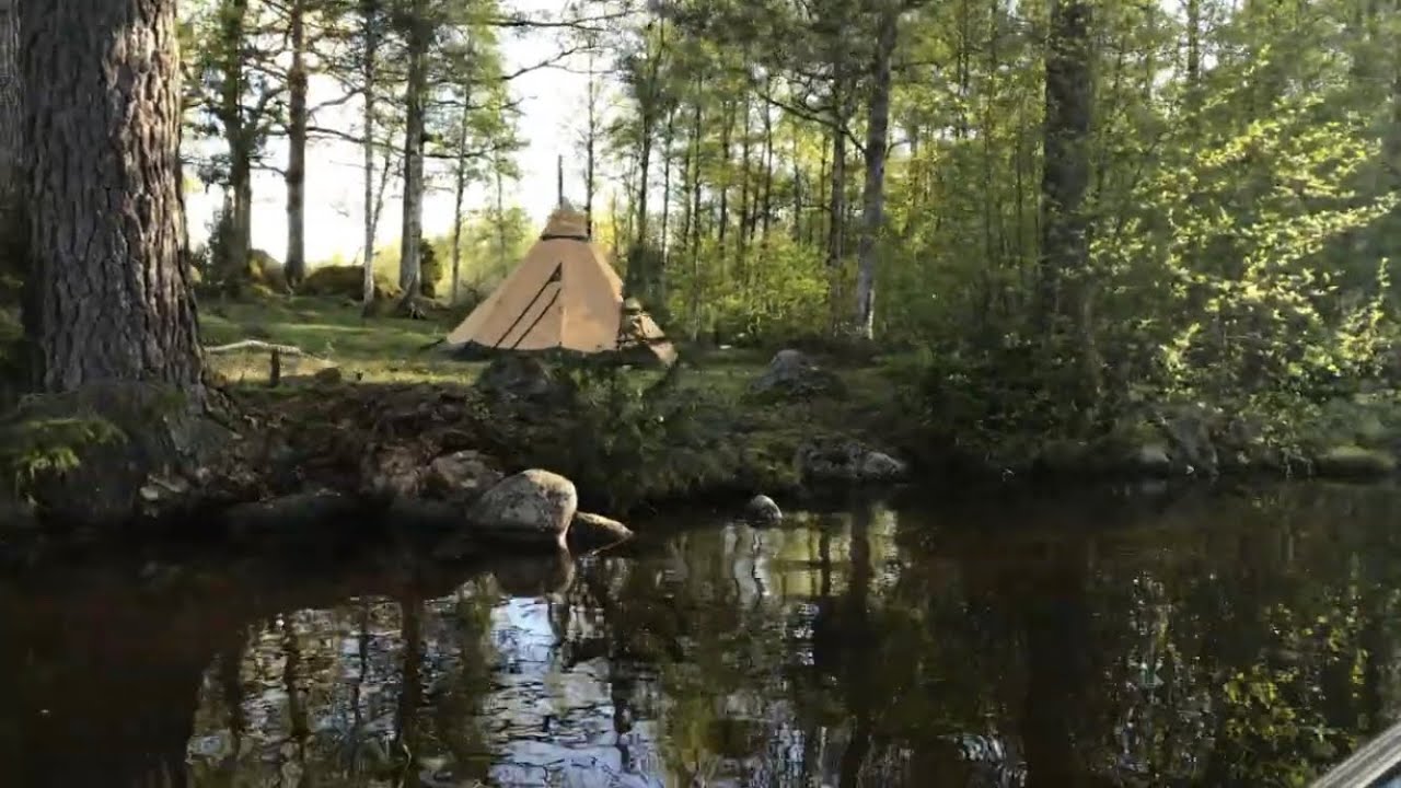 Canoe camping with a Tentipi and a GStove