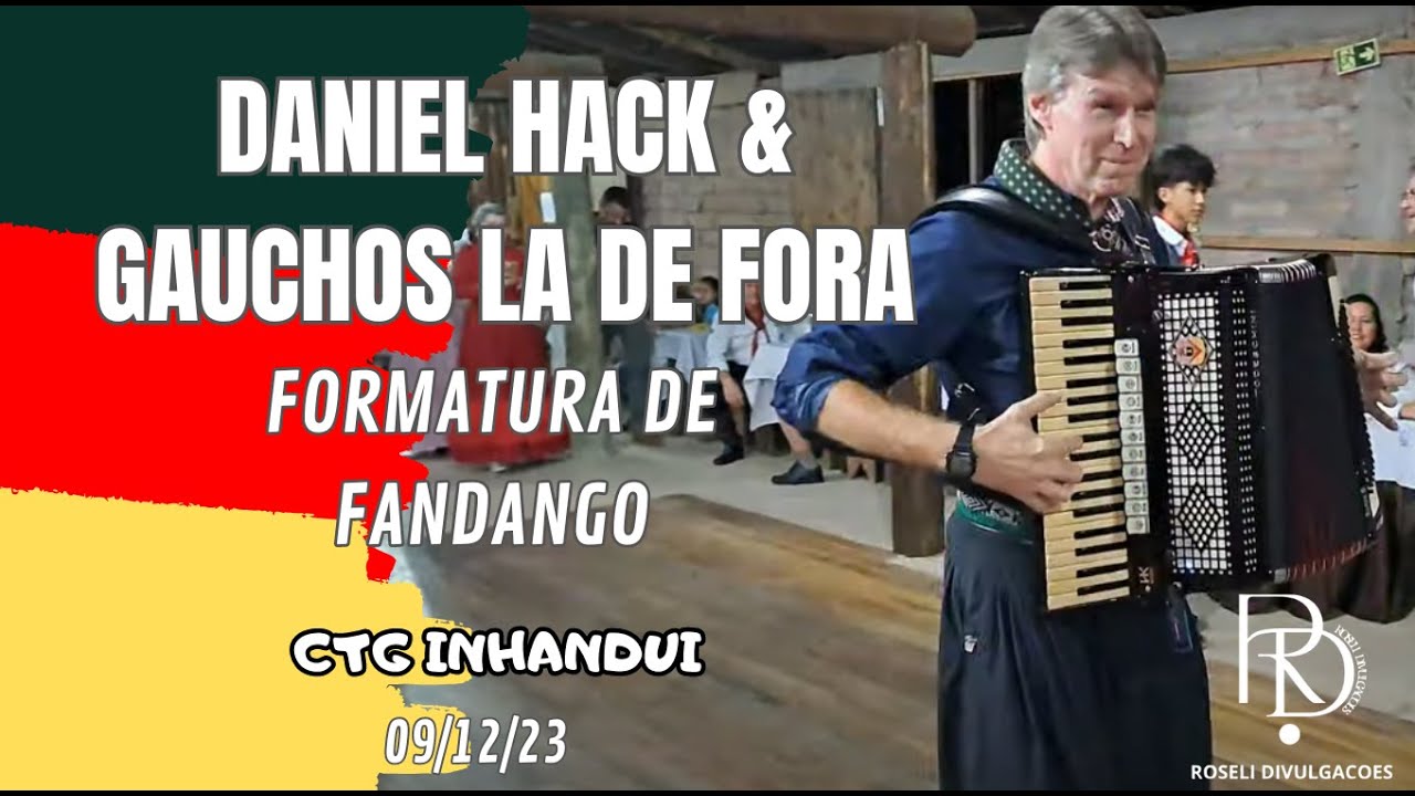 DANIEL HACK & GAUCHOS LA DE FORA, SHOW NO SALÃO DO CTG INHANDUI. POA/ RS