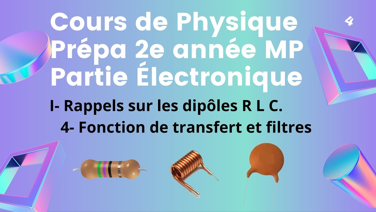 Fonction de transfert et filtres.