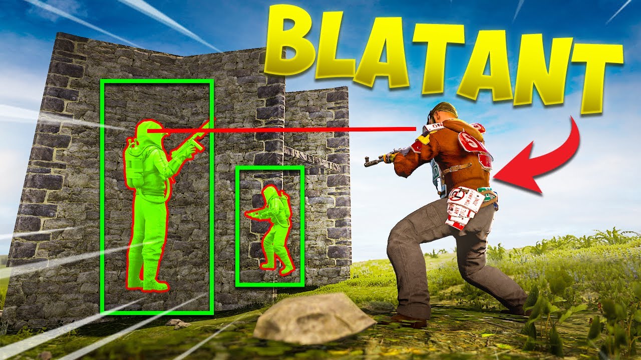 Blatant Wallhack Rust Cheaters, The last one still isnt gamebanned!