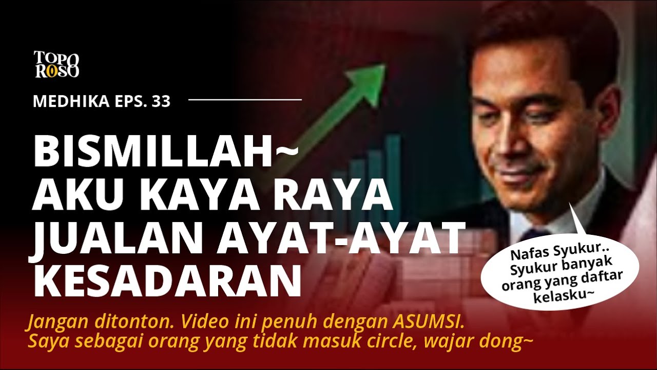 JUALAN AYAT-AYAT KESADARAN⁉️ MAU NGELES MODEL APA LAGI⁉️😌 Udah akui saja | MEDHIKA EPS. 33 #toporoso