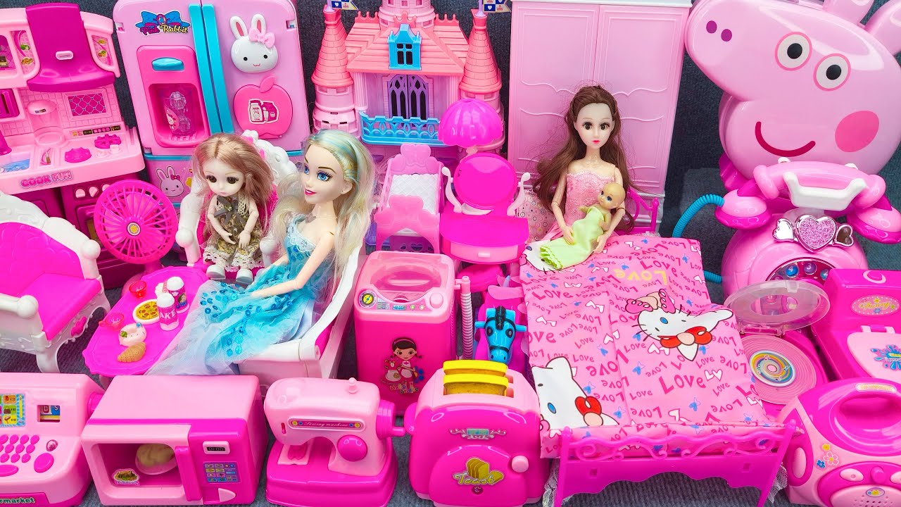 20 Minutes Satisfying with Unboxing Happy Princess Family Toys Collection ASMR | Review Toys