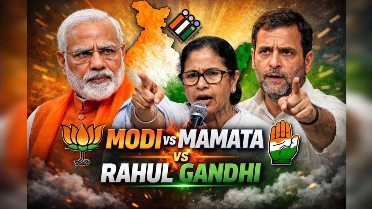 BJP vs TMC 🔥 Modi vs Mamata Banerjee | Congress & Rahul Gandhi | Indian Politics 2026 | #SIR