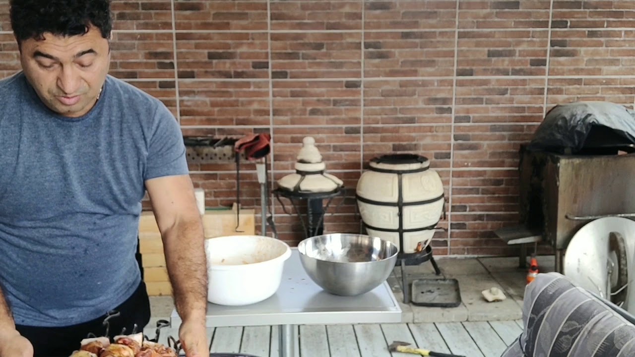 Шашлык в Тандыре,с картошкой