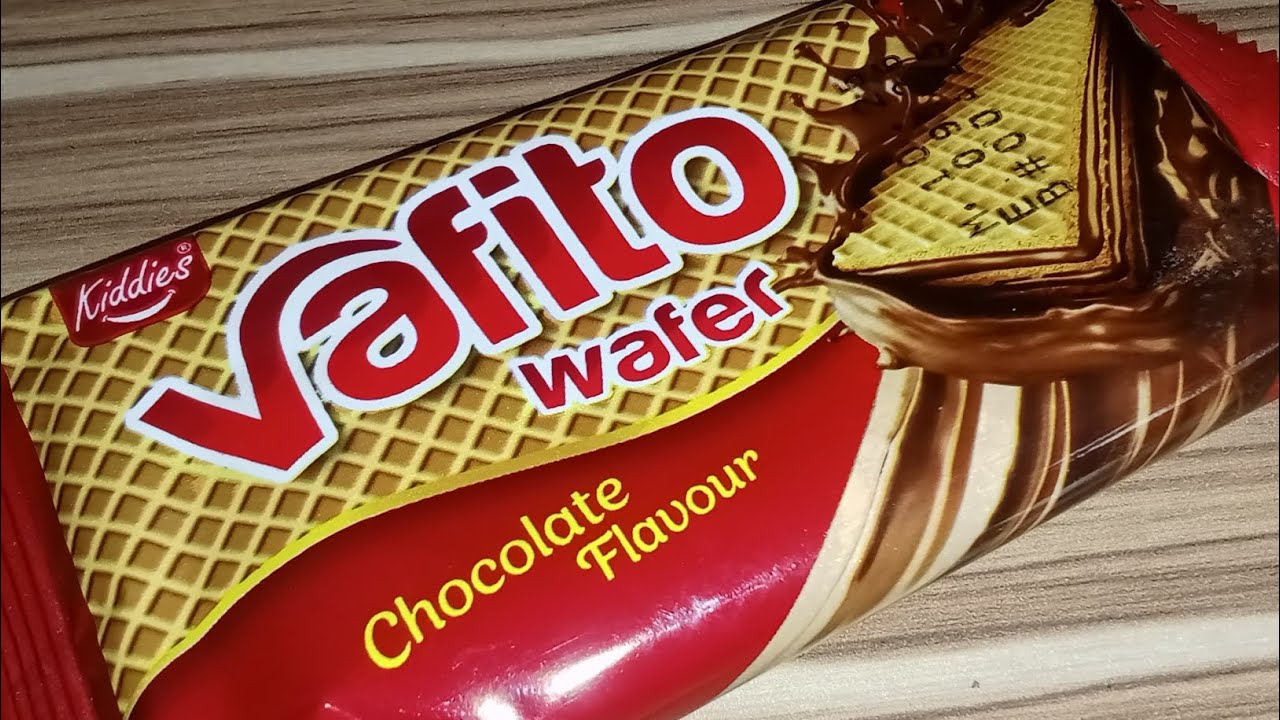 Crispy Chocolate Wafer ASMR 🍫😋 | Satisfying Wafer Crunch Sounds | Kiddies Vafito Review