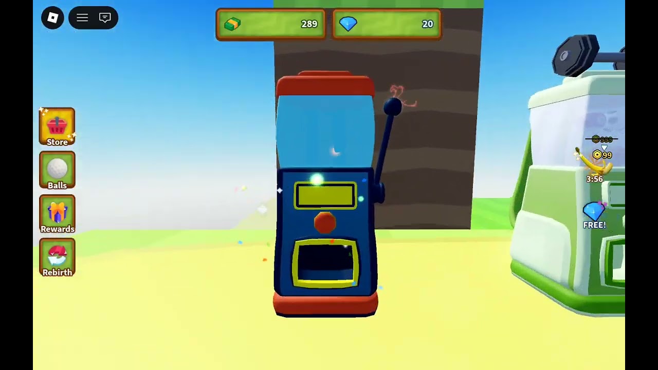 Golf game on roblox