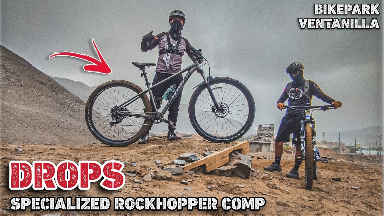Saltando con la Specialized Rockhopper comp 😎🚵🔥| drops, peraltes, curvas y descenso | Edison MTBike