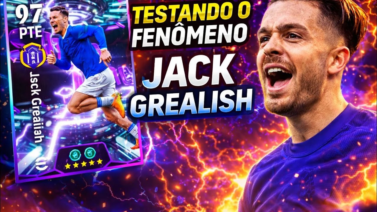 GAMEPLAY DO FENÔMENO JACK GREALISH NO EFOOTBALL MOBILE 