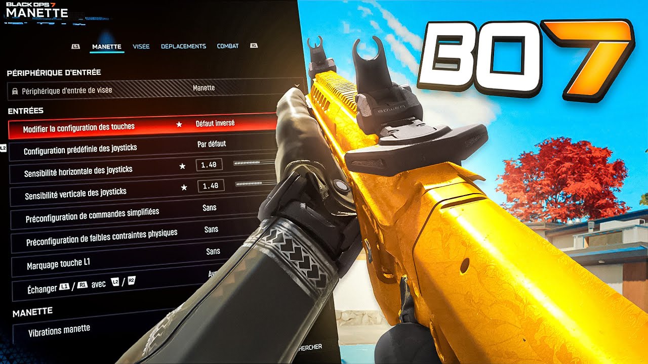 LES MEILLEURS PARAMETRES MANETTE sur BLACK OPS 7 ( PC & PS5, BLACK OPS 7 SETTINGS )