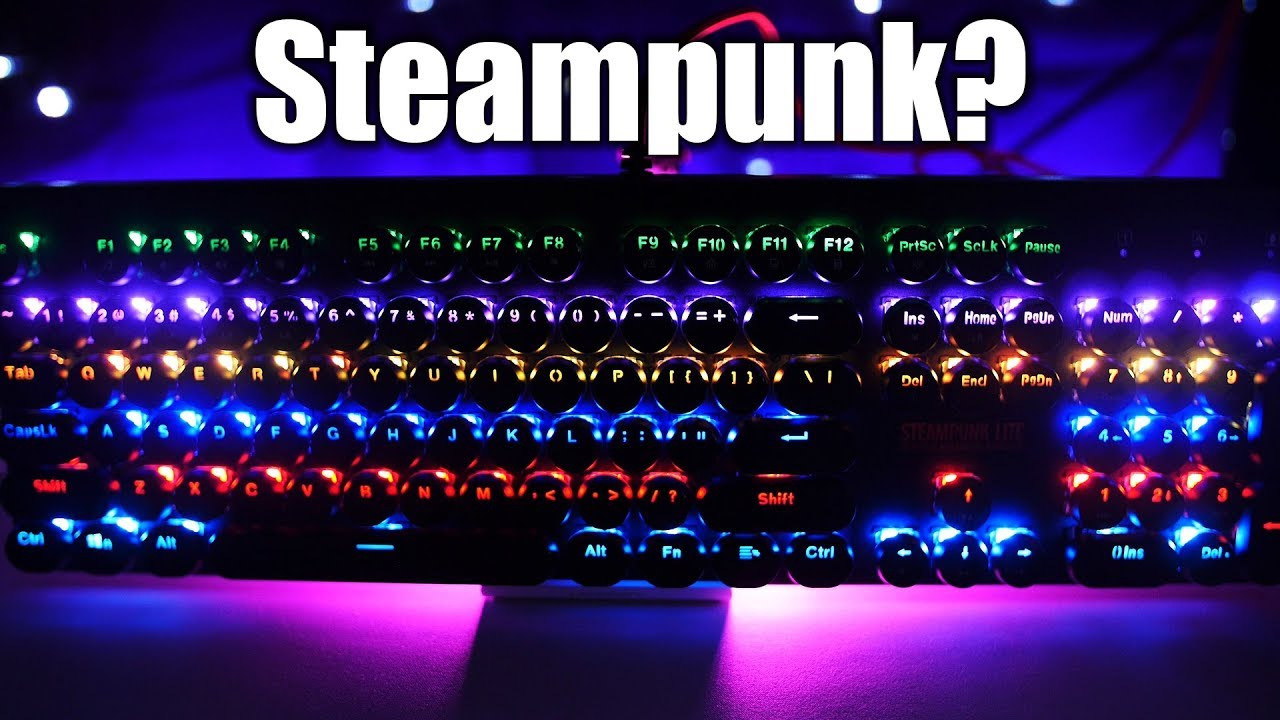 1stPlayer Steampunk Lite MK5 RGB Mechanical Keyboard Review!