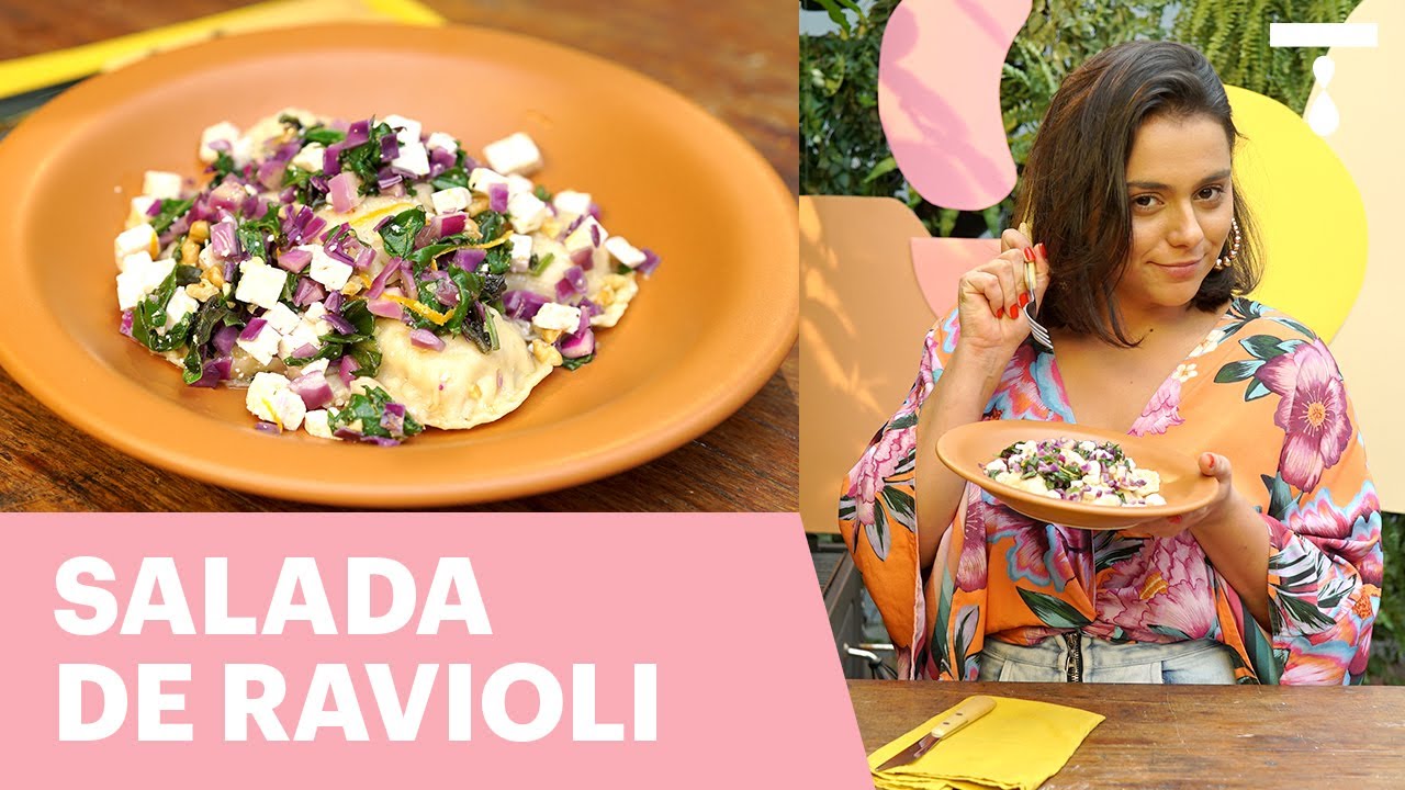 MÃO NA MASSA E UMA SALADA DE RAVIOLI VEGETARIANA | De Férias com a There