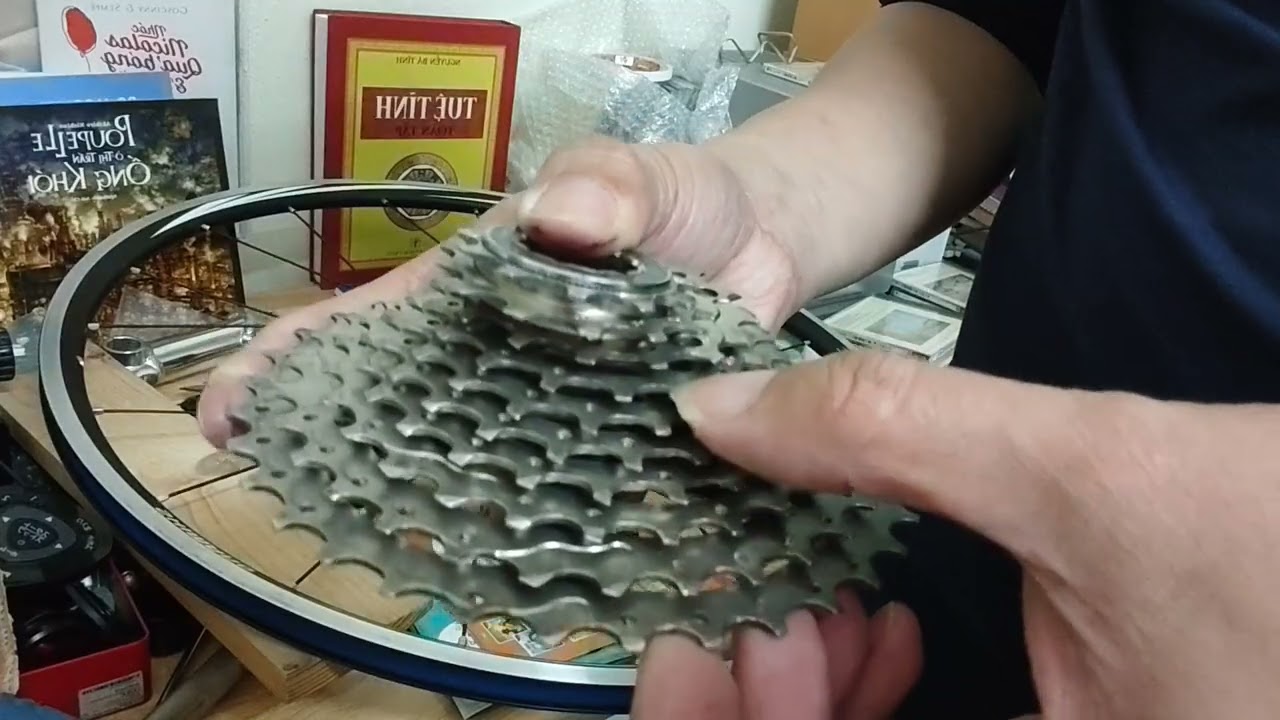 Shimano RS10 lắp thử líp 10 có được không - 0915 250 625, vành này e bán 2tr8 freship 