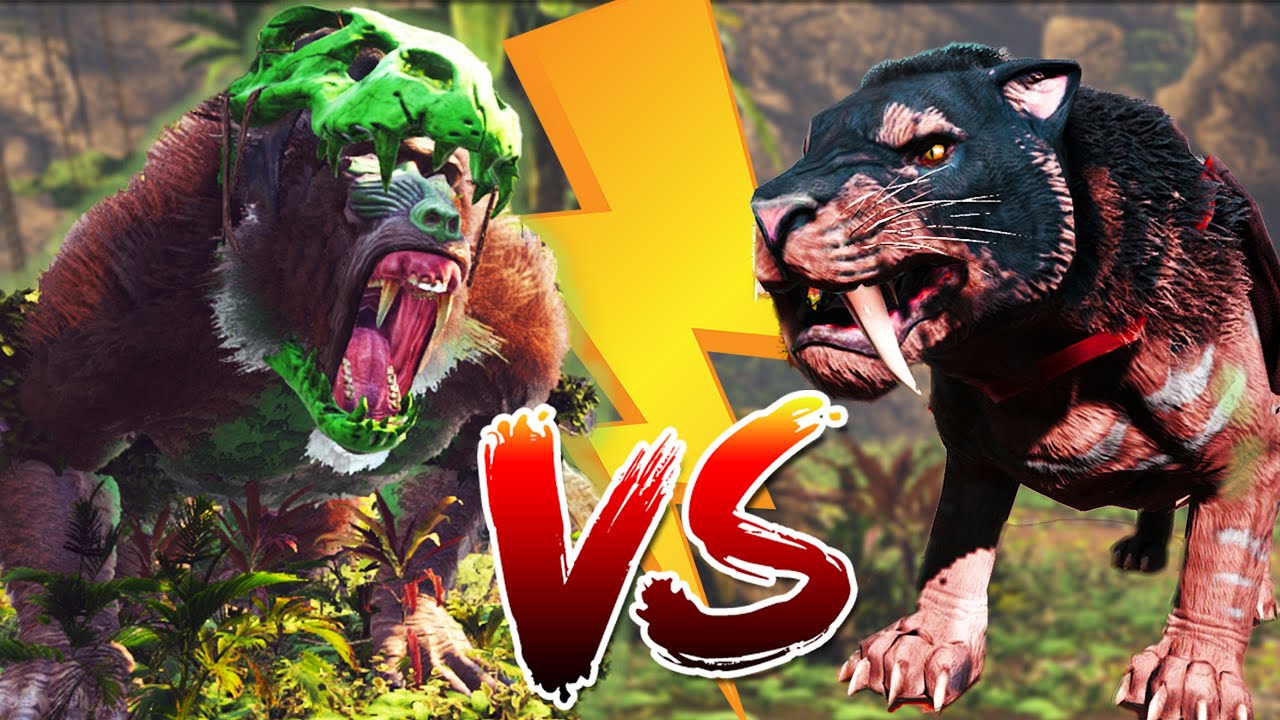 Sabertooth Army VS Dinopithecus King