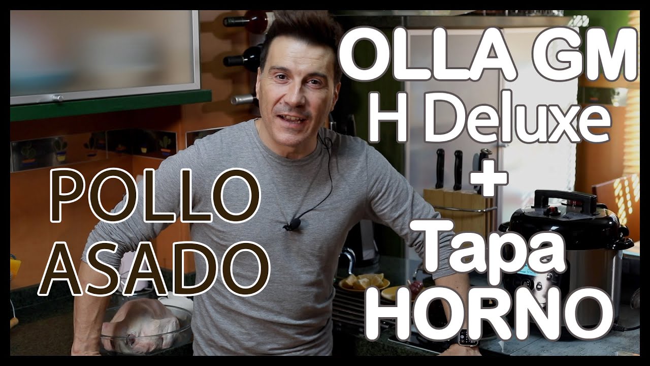 POLLO ASADO en Olla GM H Deluxe + Tapa Horno/ Receta de Pollo Asado en OLLA GM H DELUXE + TAPA HORNO