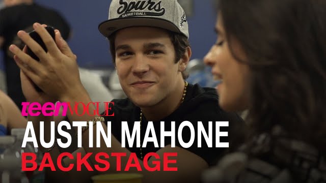 Austin Mahone Back Stage Before His Sold-Out Concert in Phoenix, AZ–Teen Vogue's Headliners