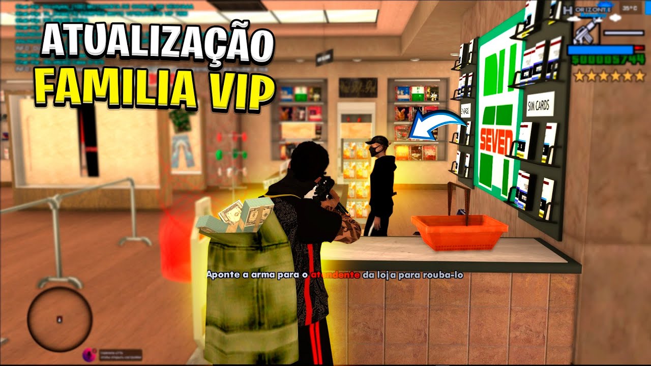 ATUALIZAÇÃO ! SISTEMA DE FAMILIA VIP 😍 HORIZONTE RP GTA SAMP