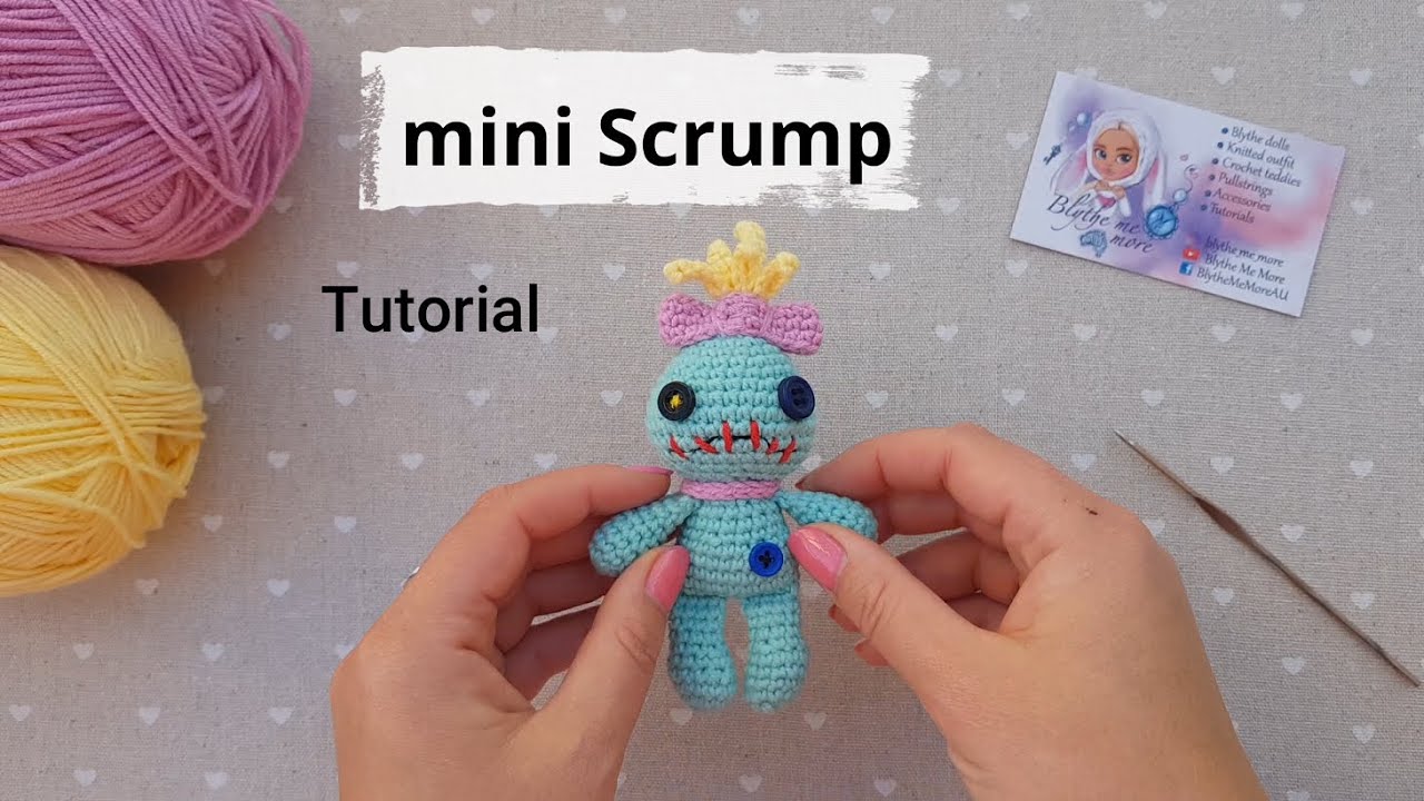 Scrump tutorial, mini scrump keychain