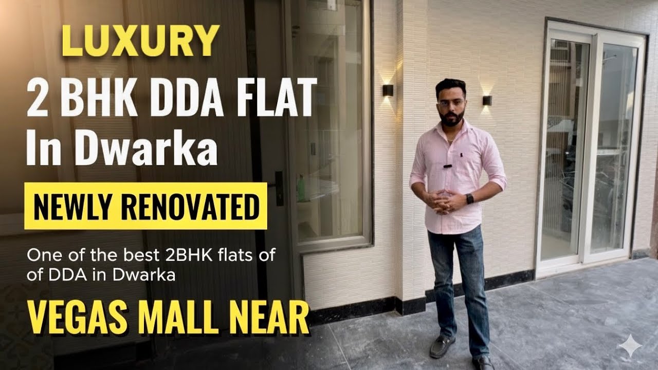 2 BHK DDA Flat for Sale in Dwarka | Near Vegas Mall | Dwarka Sec 17 | Peepal Apartment | Dwarka