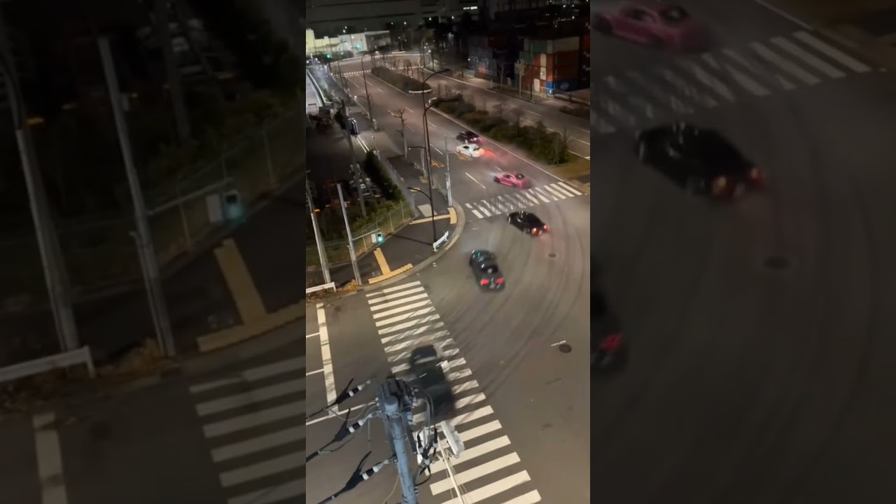 car gang in night mode ☠️ #supercars #cars #ferrari #carsofinstagram #supercars #cars #porsche #pov