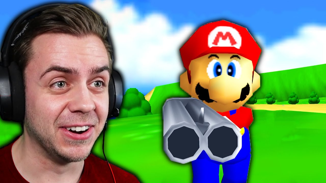 Mario 64 с дробовиком — это безумие!