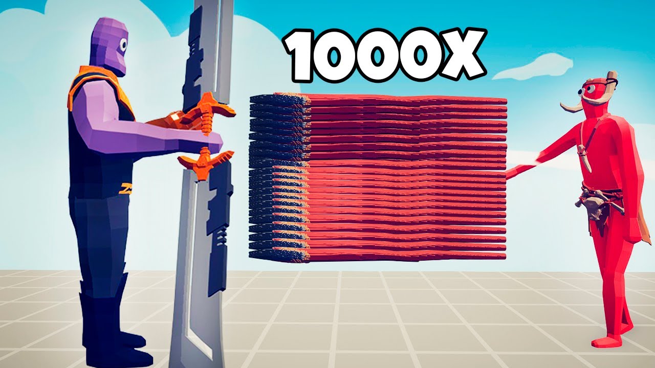 1000x OVERPOWERED SPEAR vs EVERY UNIT | TABS Totally Accurate Battle Simulator