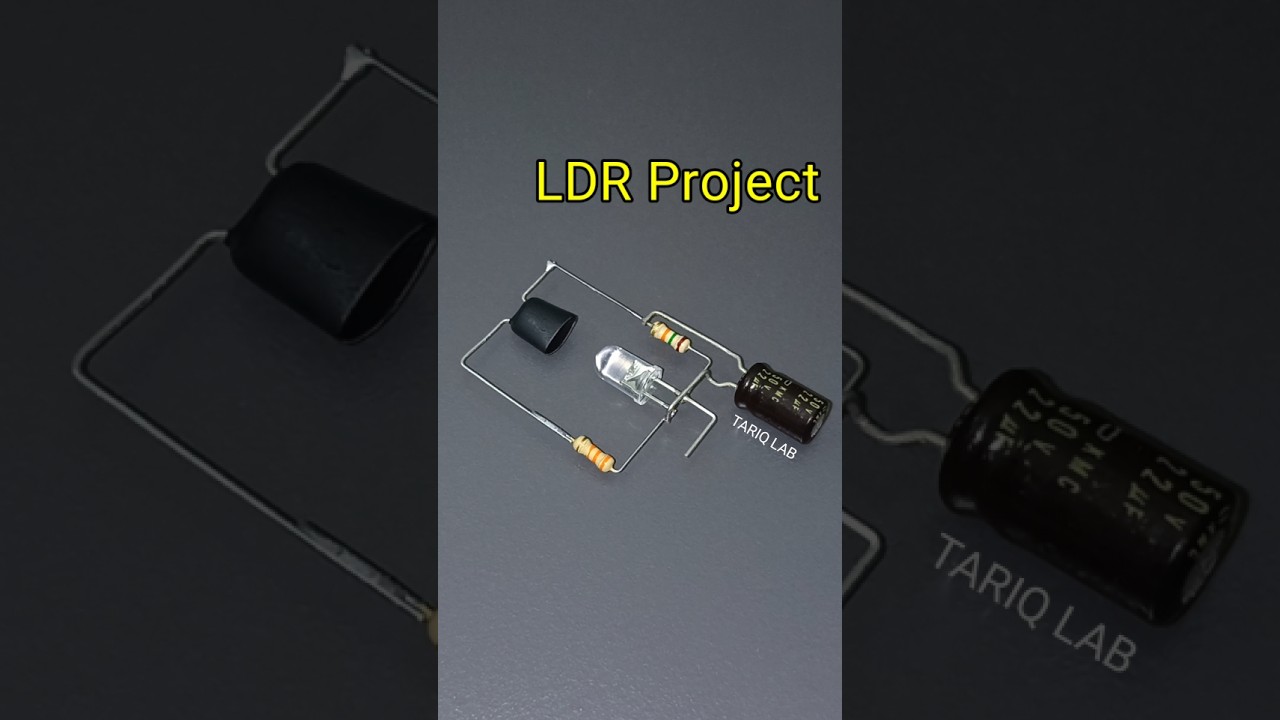 Simple LED Flasher Circuit Using LDR