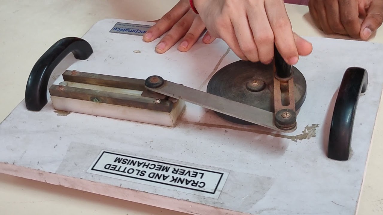 Crank And Slotted Lever Mechanism