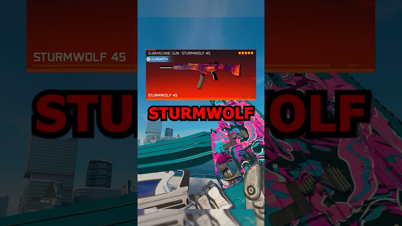 *NEW* STURMWOLF 45 SMG in BO7 has NO RECOIL! 🔥 (Best Sturmwolf 45 class Setup) Season 1 Reloaded