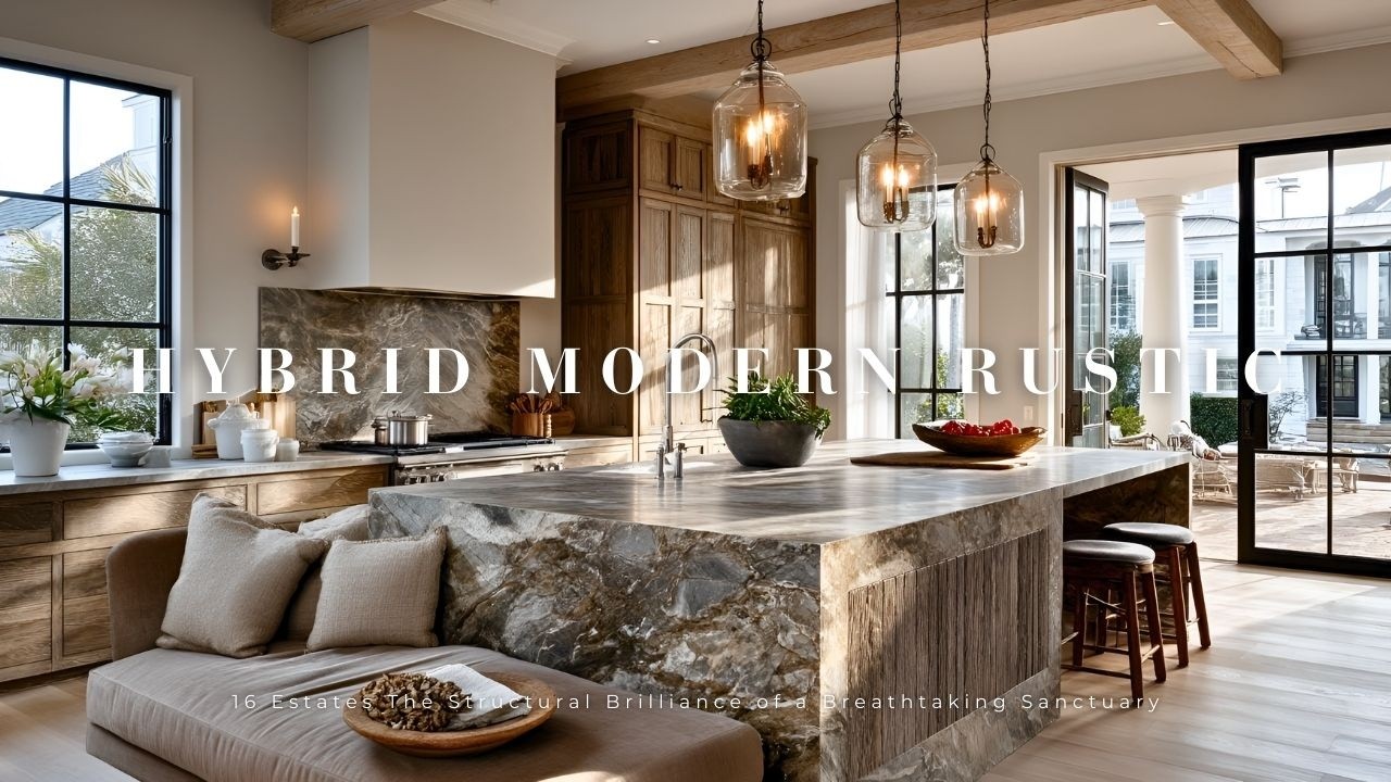 16 Hybrid Modern Rustic Estates: The Structural Brilliance of a Breathtaking Sanctuary