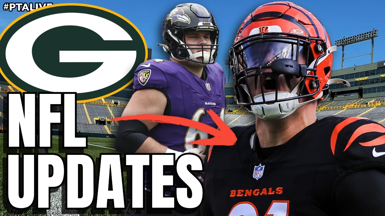 🚨🔥 Packers FREE AGENCY ALERT! Trey Hendrickson & Tyler Linderbaum Both Available! Will They Sign?