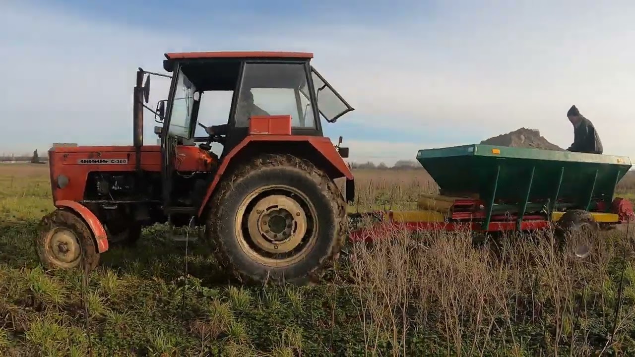 Rozrzucanie wapna w nowym sezonie ! 🔥BHP 100 % 🔥Agro Janek