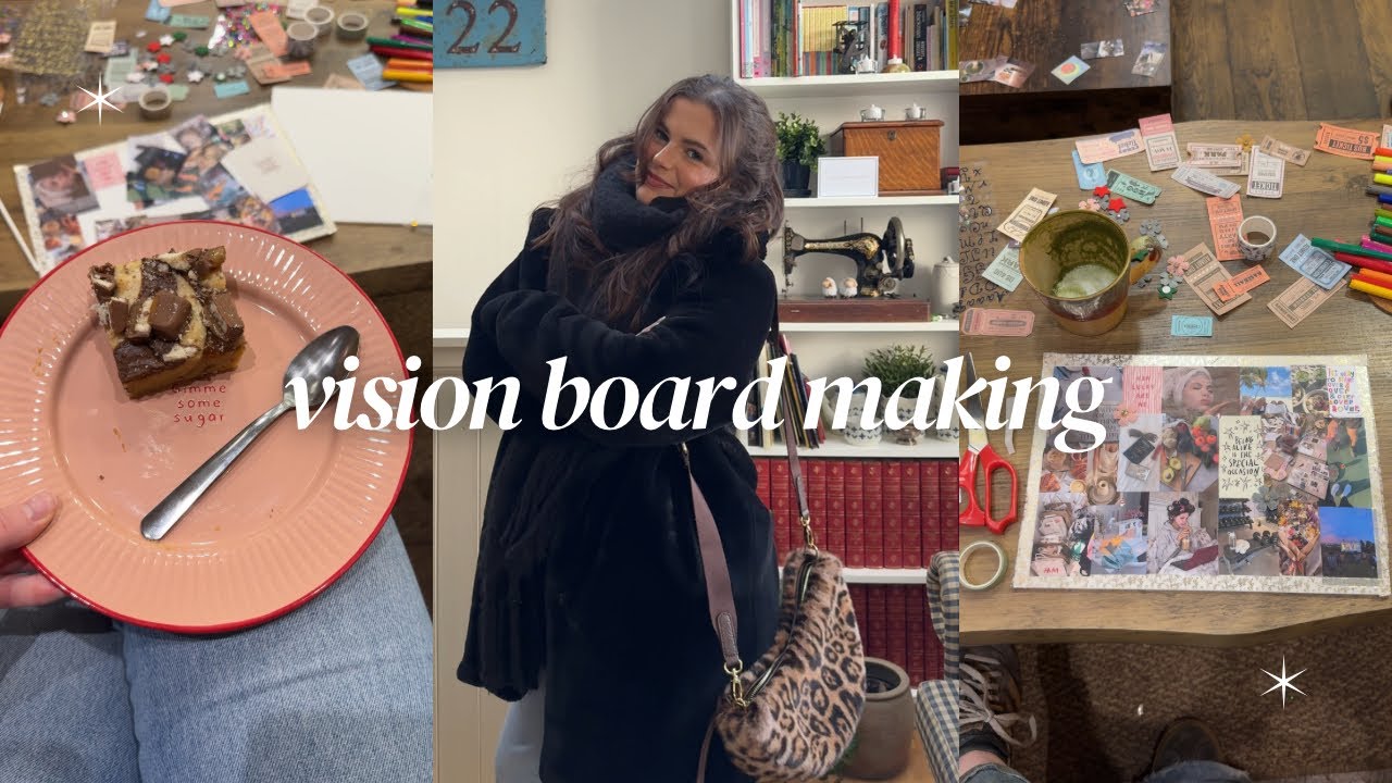 I hosted a vision board making workshop for 20 girls….
