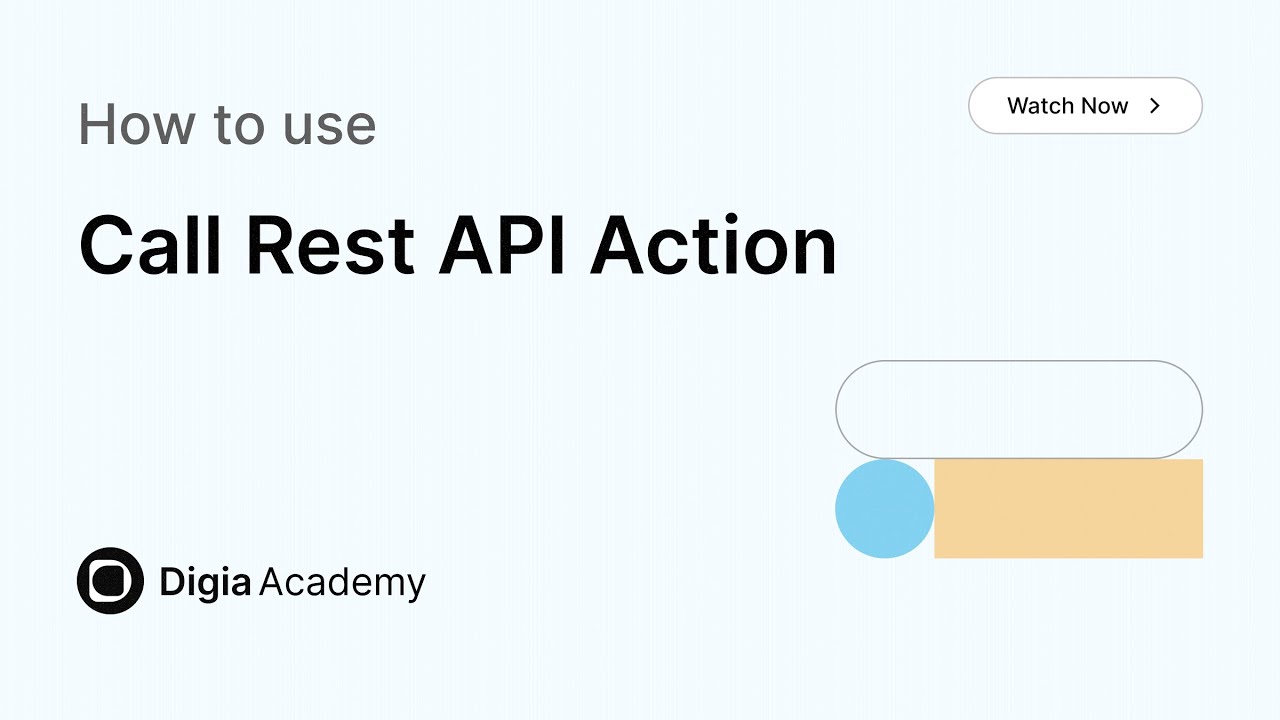 How to use Call Rest API action in Digia Dashboard | Step-by-Step Tutorial | Digia Academy