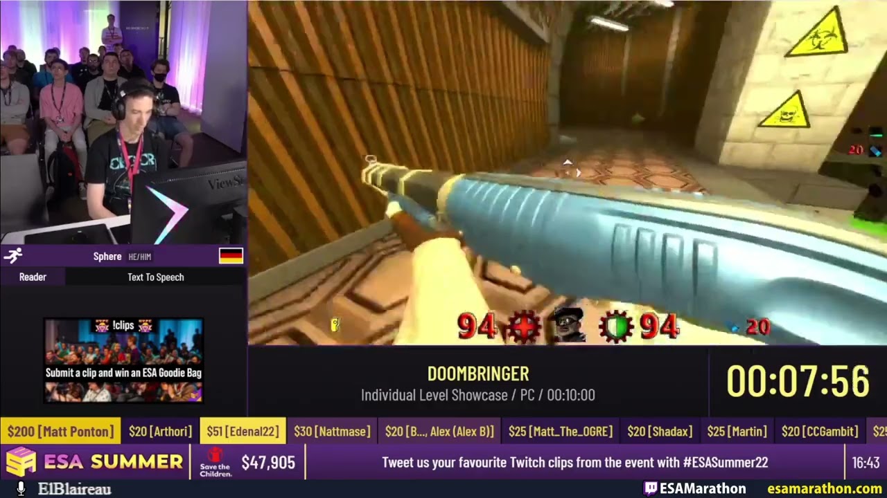 ESA Summer Marathon 2022 49 - Doombringer [FR Restream]
