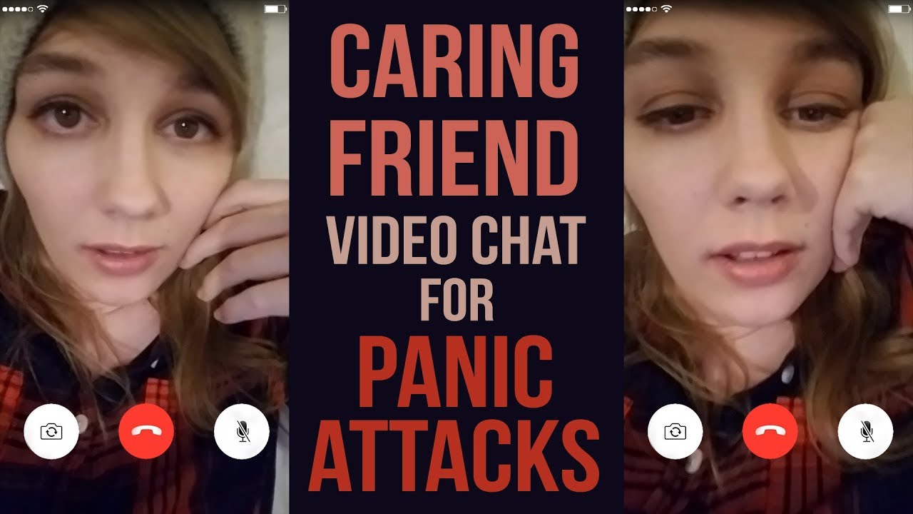 ASMR Caring Friend Video Phone Chat for Panic Attacks (VERTICAL)