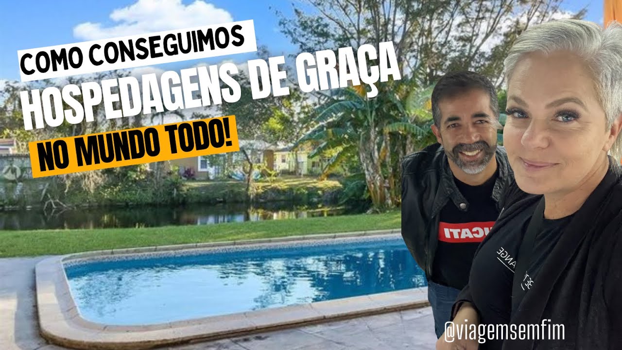 COMO nos hospedamos de GRAÇA no MUNDO TODO: só mansão!