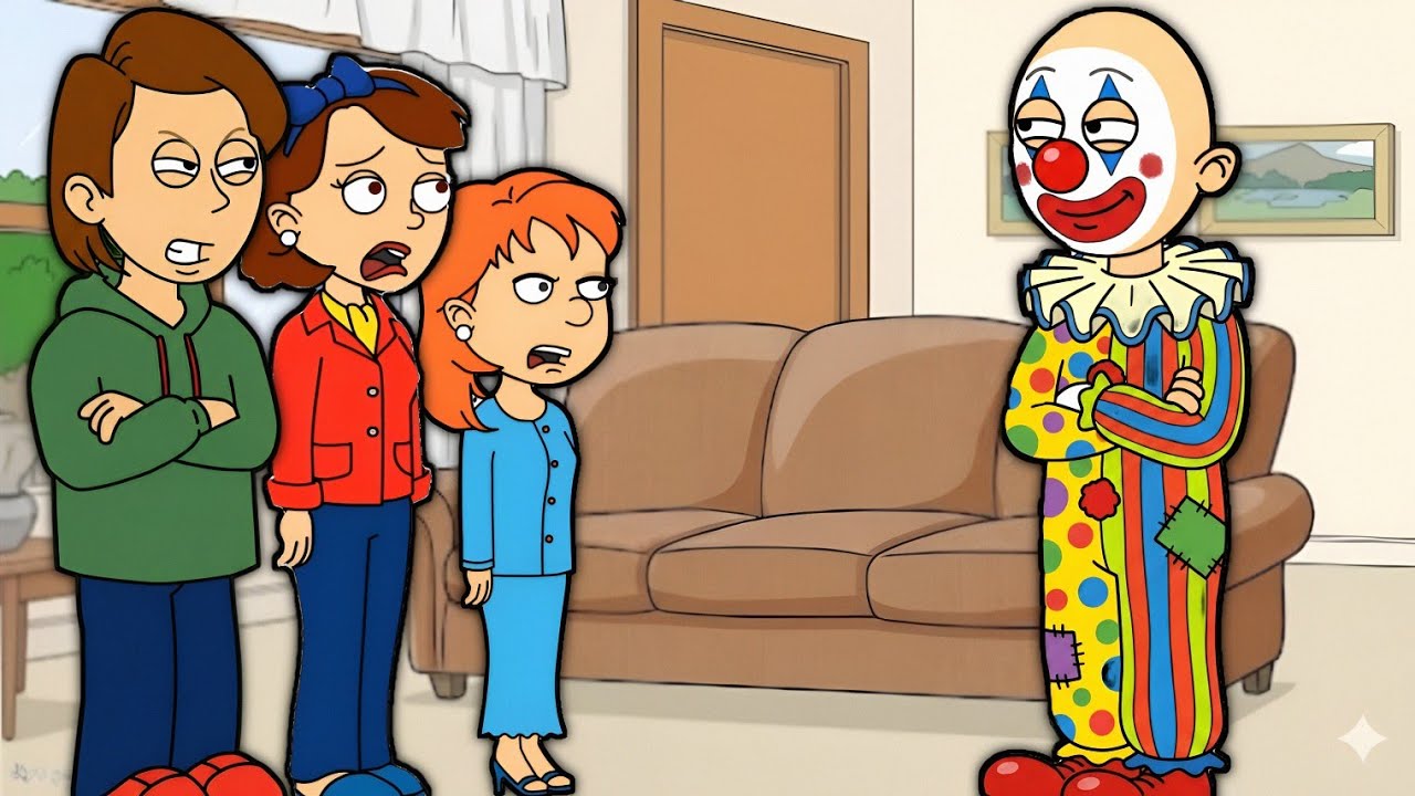Classic Caillou Becomes a Clown | Grounded