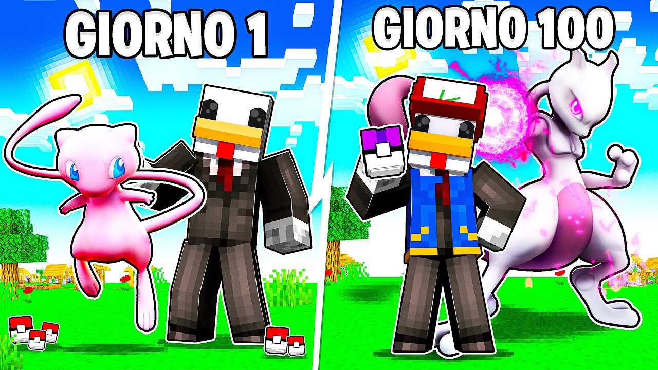 100 GIORNI IN UN MONDO POKEMON SU MINECRAFT