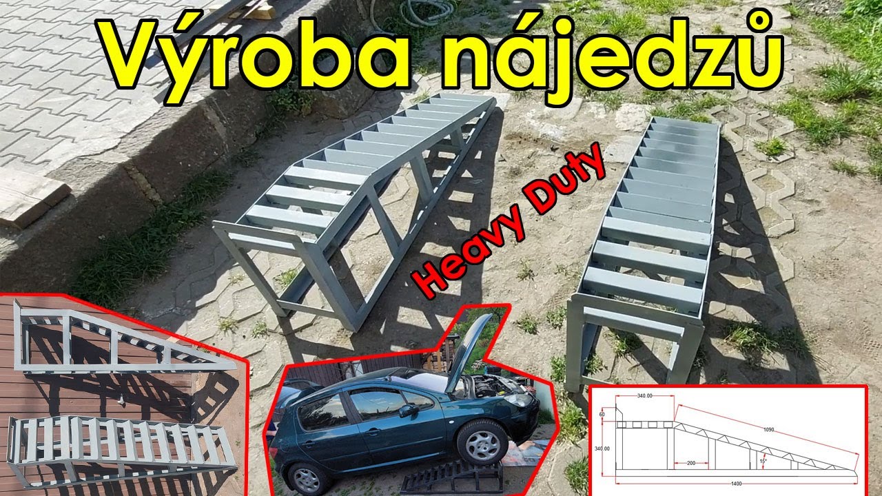 Výroba nájezdových ramp HEAVY DUTY