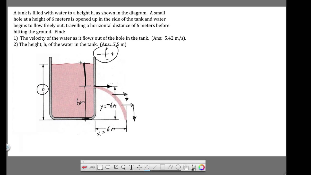 Ch 9 - Fluids - Bernoulli Problem # 1