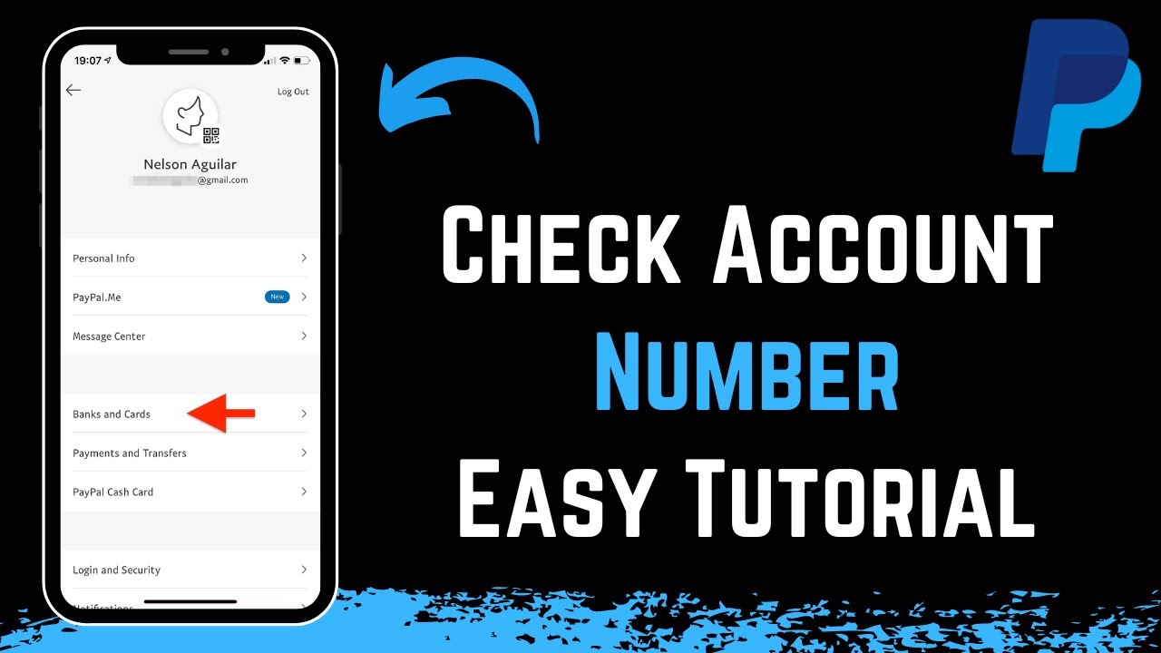 How to Check PayPal Account Number !