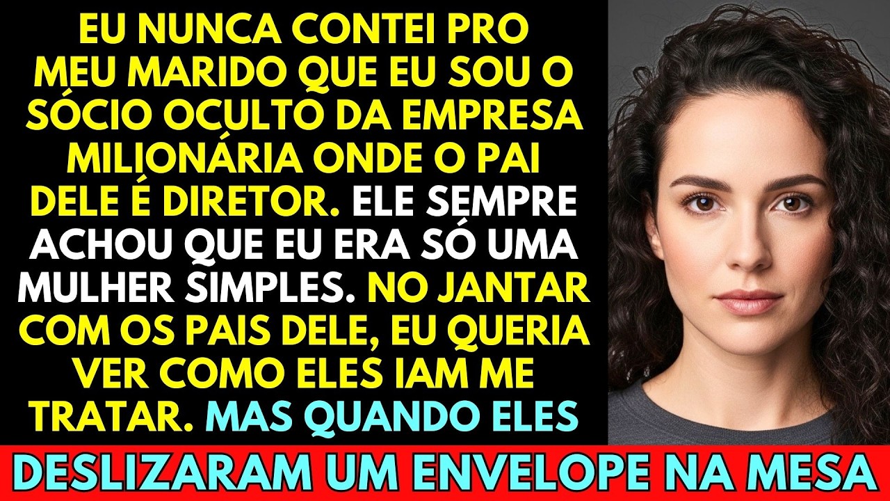 Nunca contei pro meu marido que sou sócio da empresa do pai dele. Até que ele me deu um envelope...
