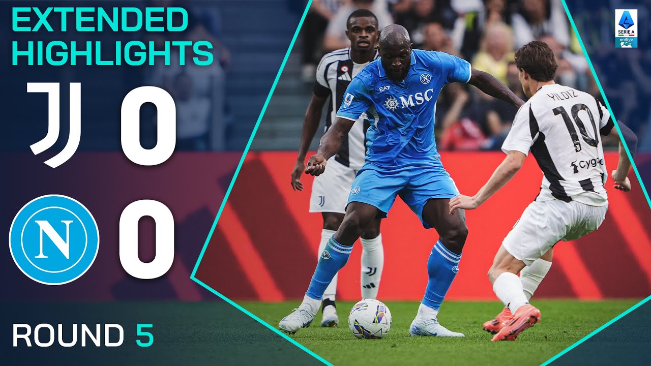 JUVENTUS-NAPOLI 0-0 | EXTENDED HIGHLIGHTS | SERIE A 2024/25