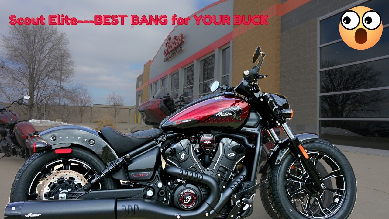 Мотоцикл Indian Motorcycle Scout Elite 2026 года | 125-летний юбилей