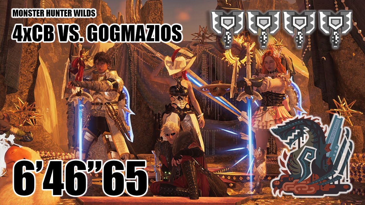 MHWilds 4CB VS Gogmazios 6'46