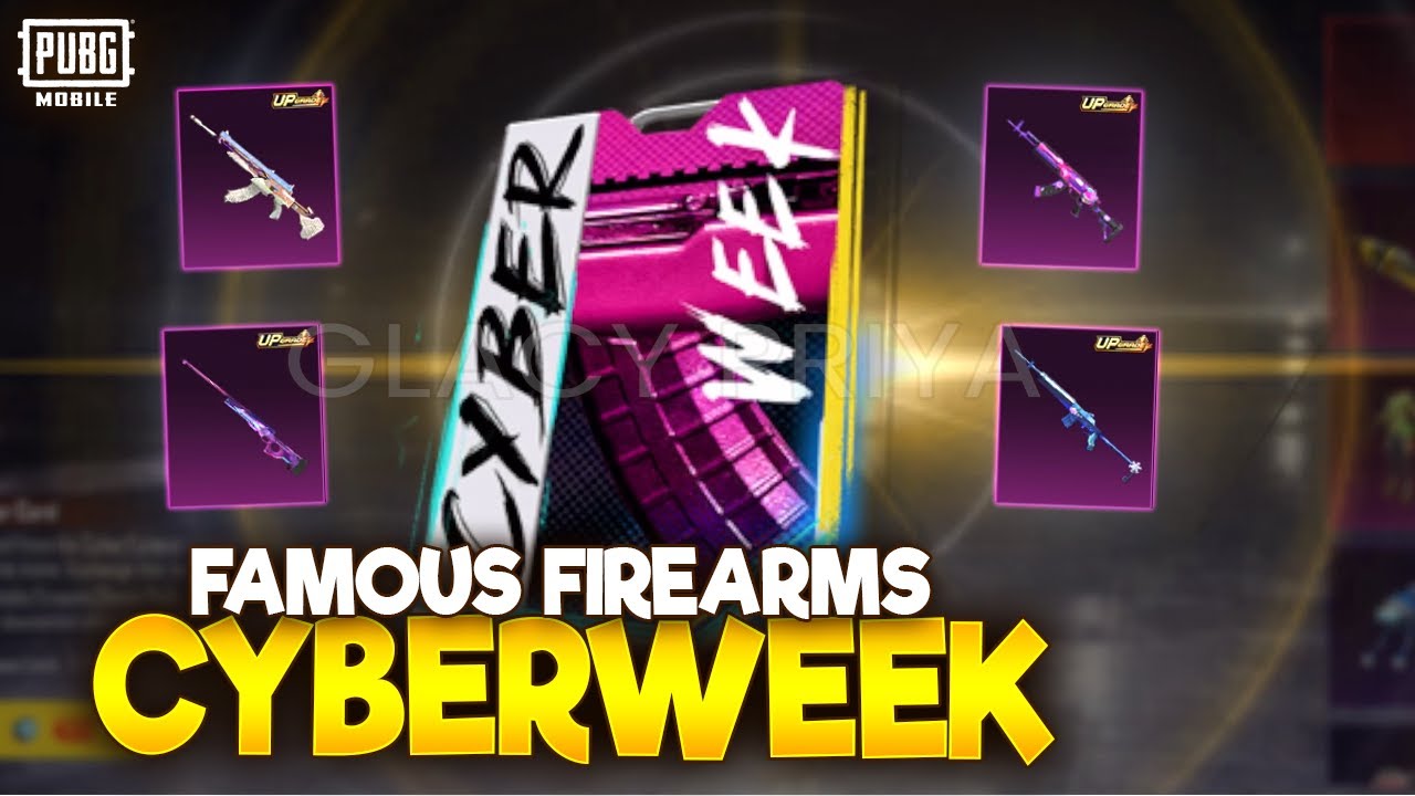 CYBER WEEK CRATE OPENING | CYBER WEEK FAMOUS FIREARMS | CYBER WEEK PUBG MOBILE | BGMI